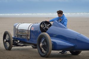 Wales Escapes - Babs Car in Pendine